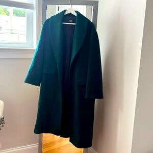 Zara Emerald Green Wool & Poly blend coat Size Small